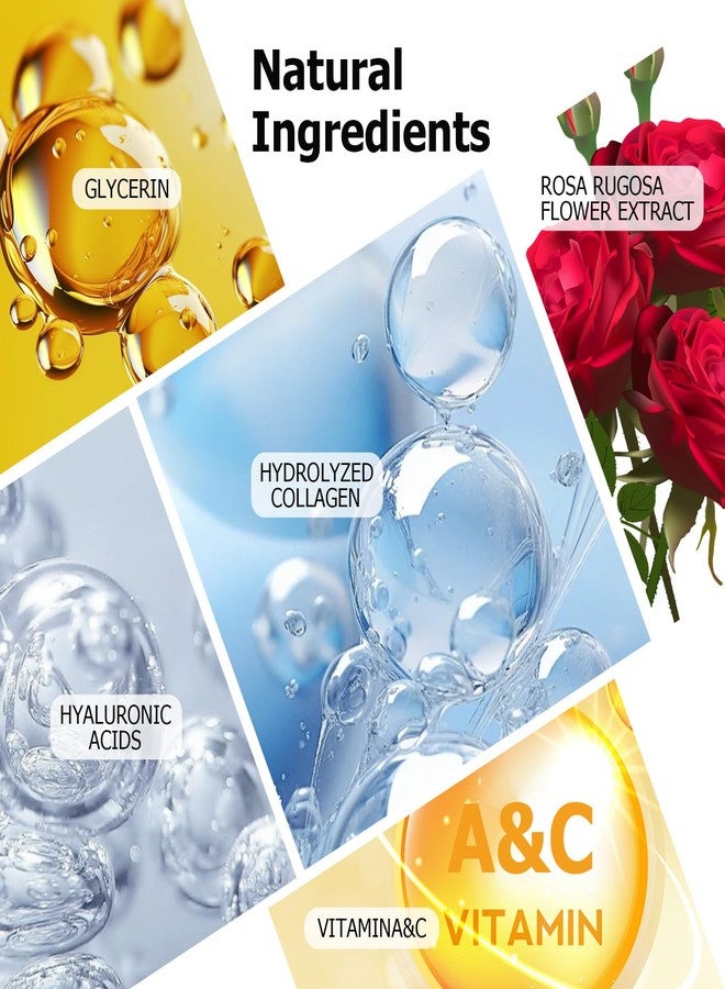 Jakuva 30 Pairs Lip Masks & Eye Masks,Gold Under Eye Patches for Puffy,Peach Red Lip Masks Skincare,Effectively Moisturizing Facial Skin, Anti-Aging, Reducing Fine Lines, Nourishing for Face Care - Image 3